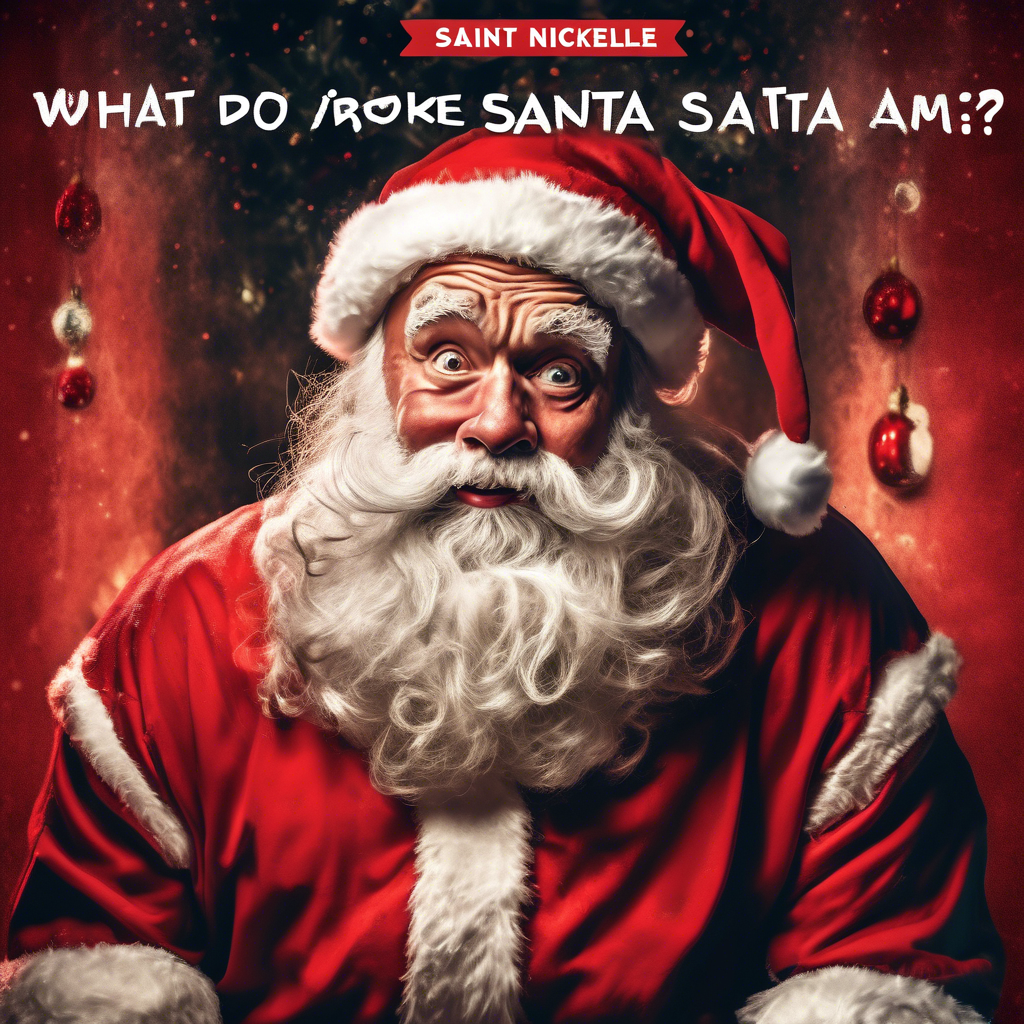 AI-generated illustrations: about jokes'santa'