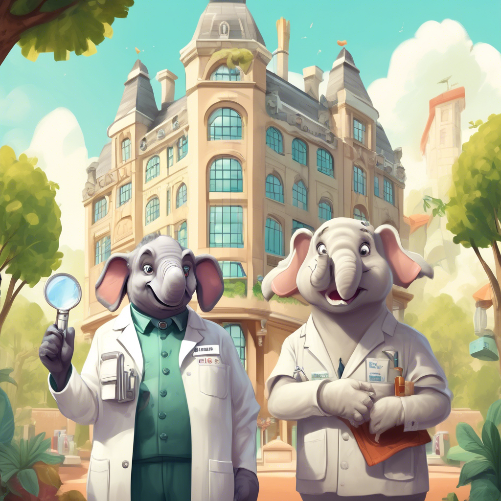AI生成イラスト：ジョークについて'zoo'