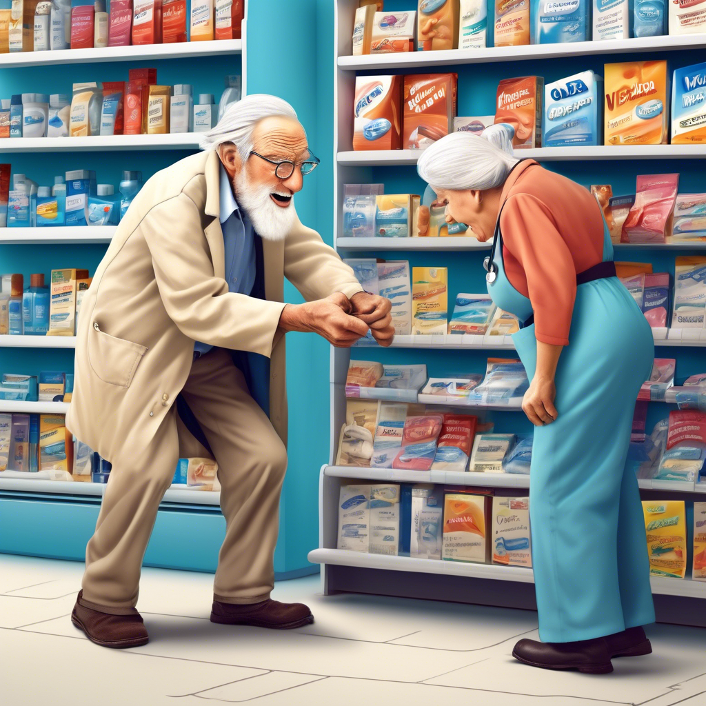 AI生成イラスト：ジョークについて'viagra'